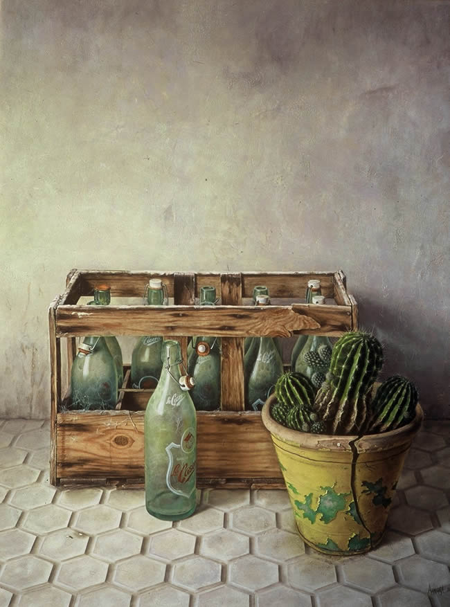 Almunia de Miguel, pintor español, pintura hiperrealista